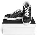 Cigar Low Tops - Black & White