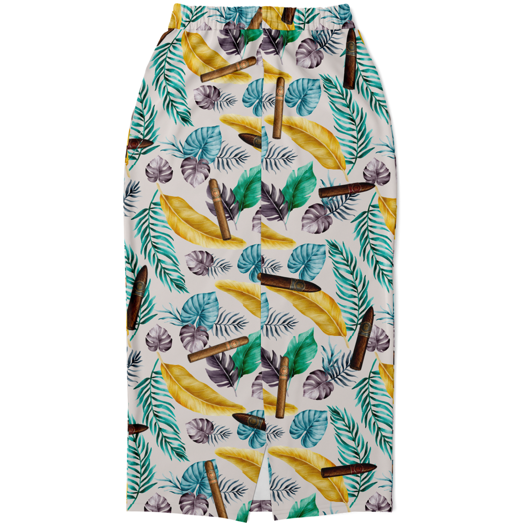 Capa Flora - Yellow Long Tropical Skirt