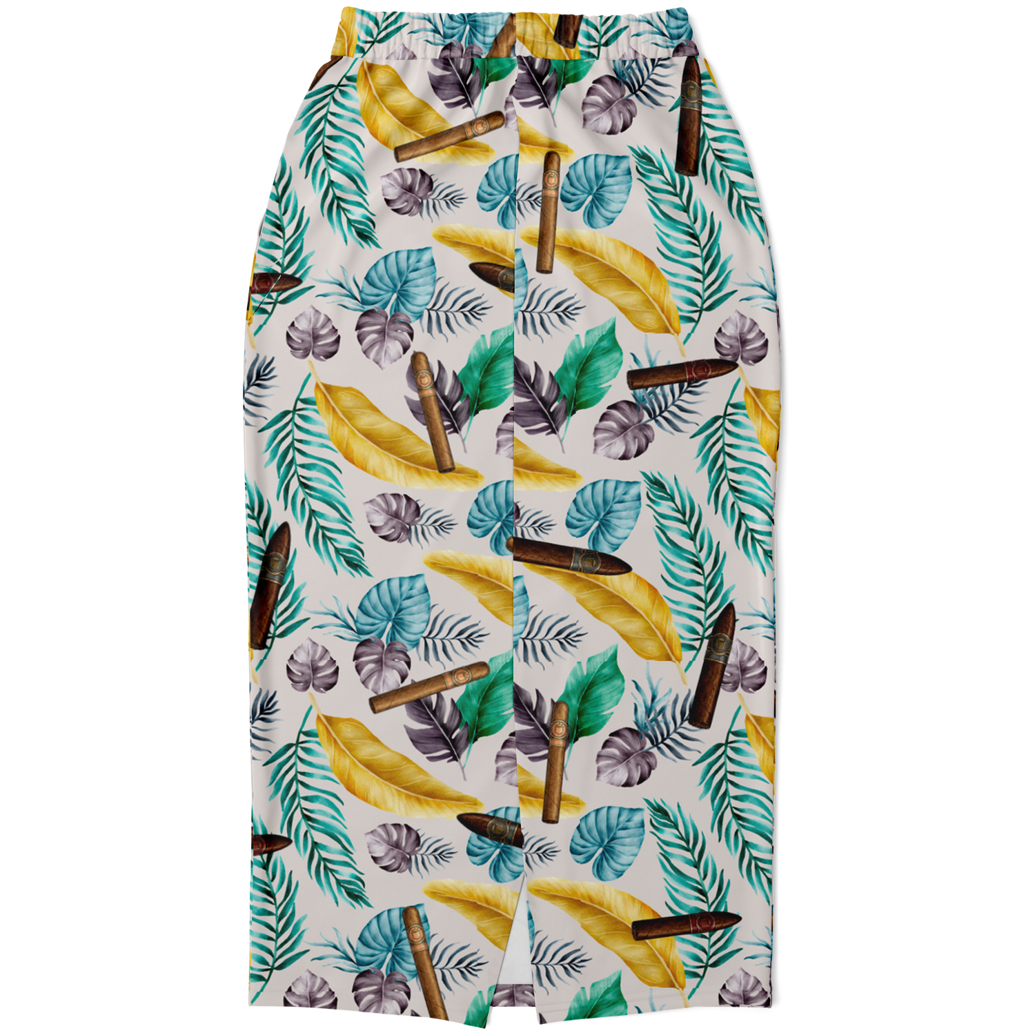 Capa Flora - Yellow Long Tropical Skirt