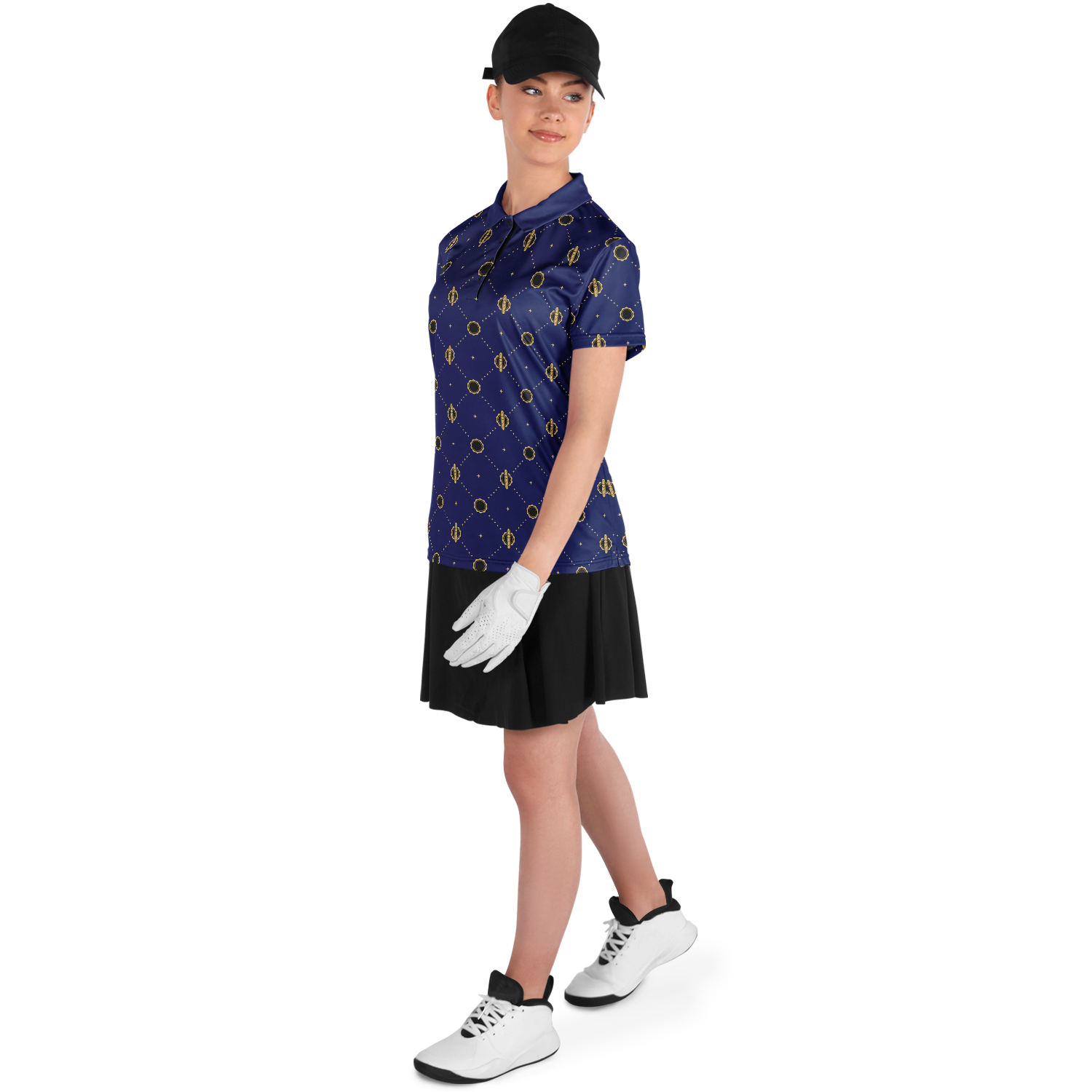 Viso Gold Link - Blue Polo Shirt