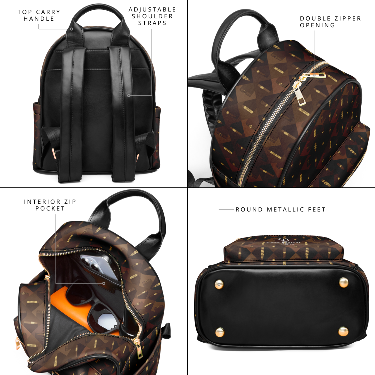Grand Puro - Cioccolato -  Mini Backpack