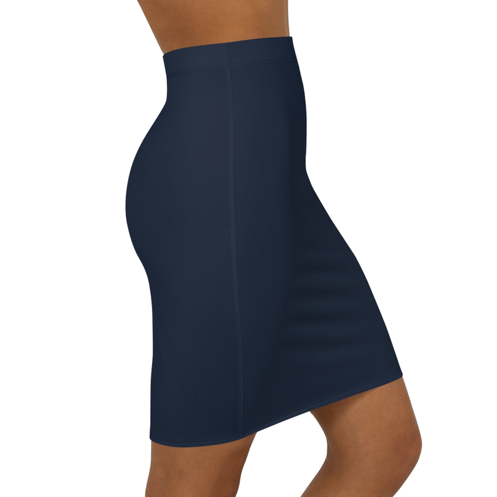 Ligero Logo -  Navy Pencil Skirt