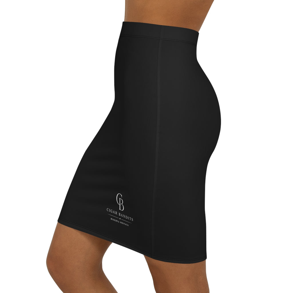 Ligero Logo -  Black Pencil Skirt