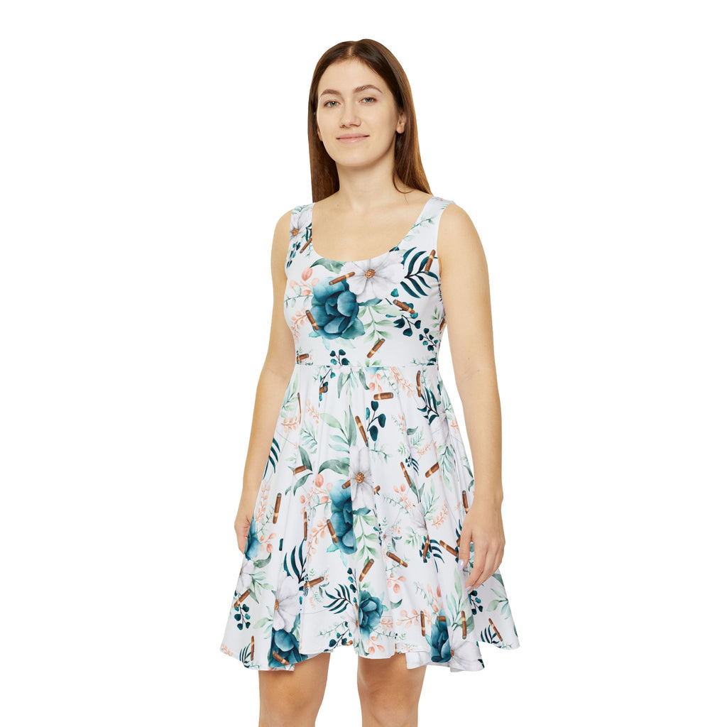 Capa Flora -  Blue & White Botanical Dress