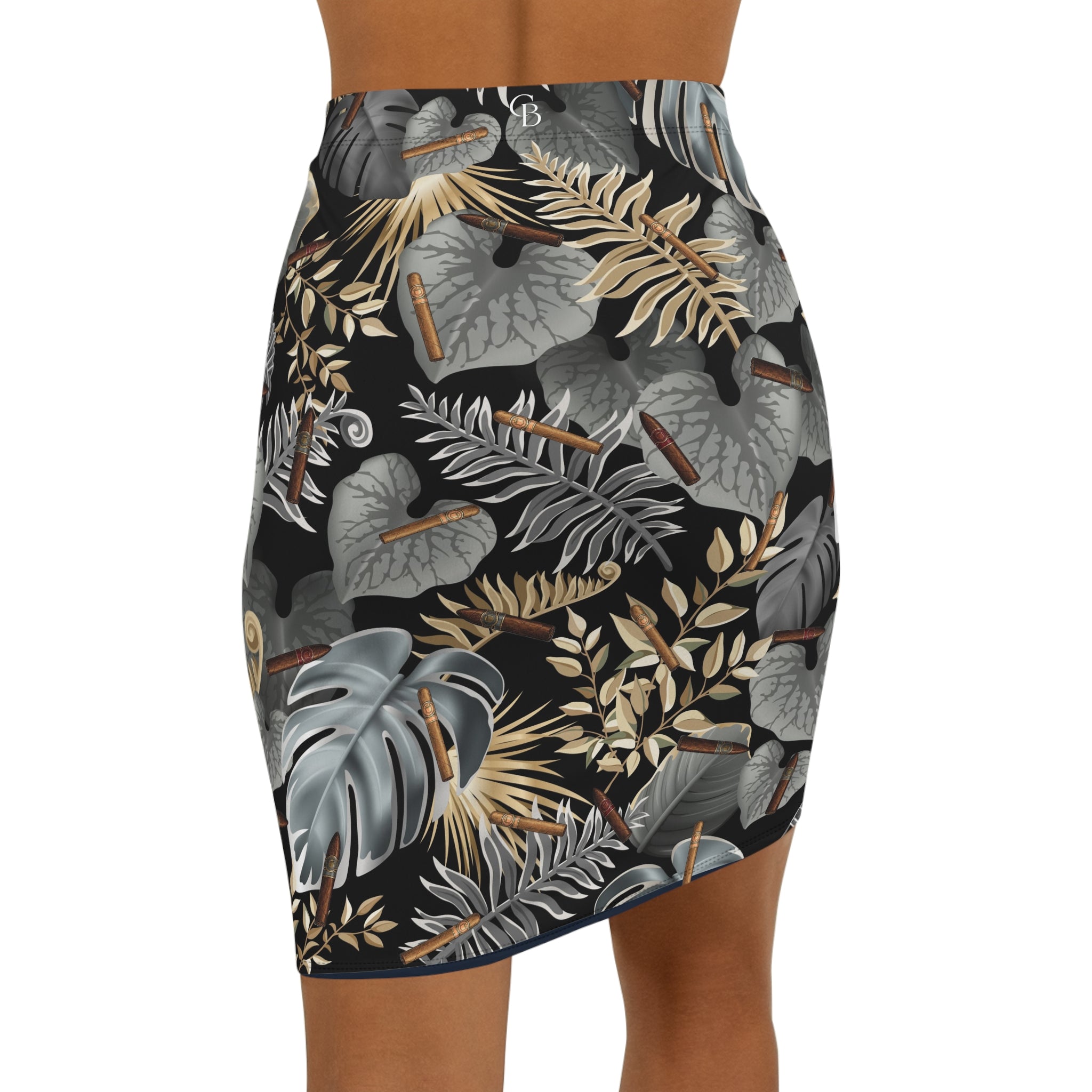 Capa Flora -  Tropical Pencil Skirt