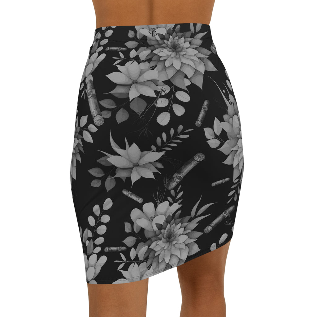 Capa Flora -  Tropical  Pencil Skirt