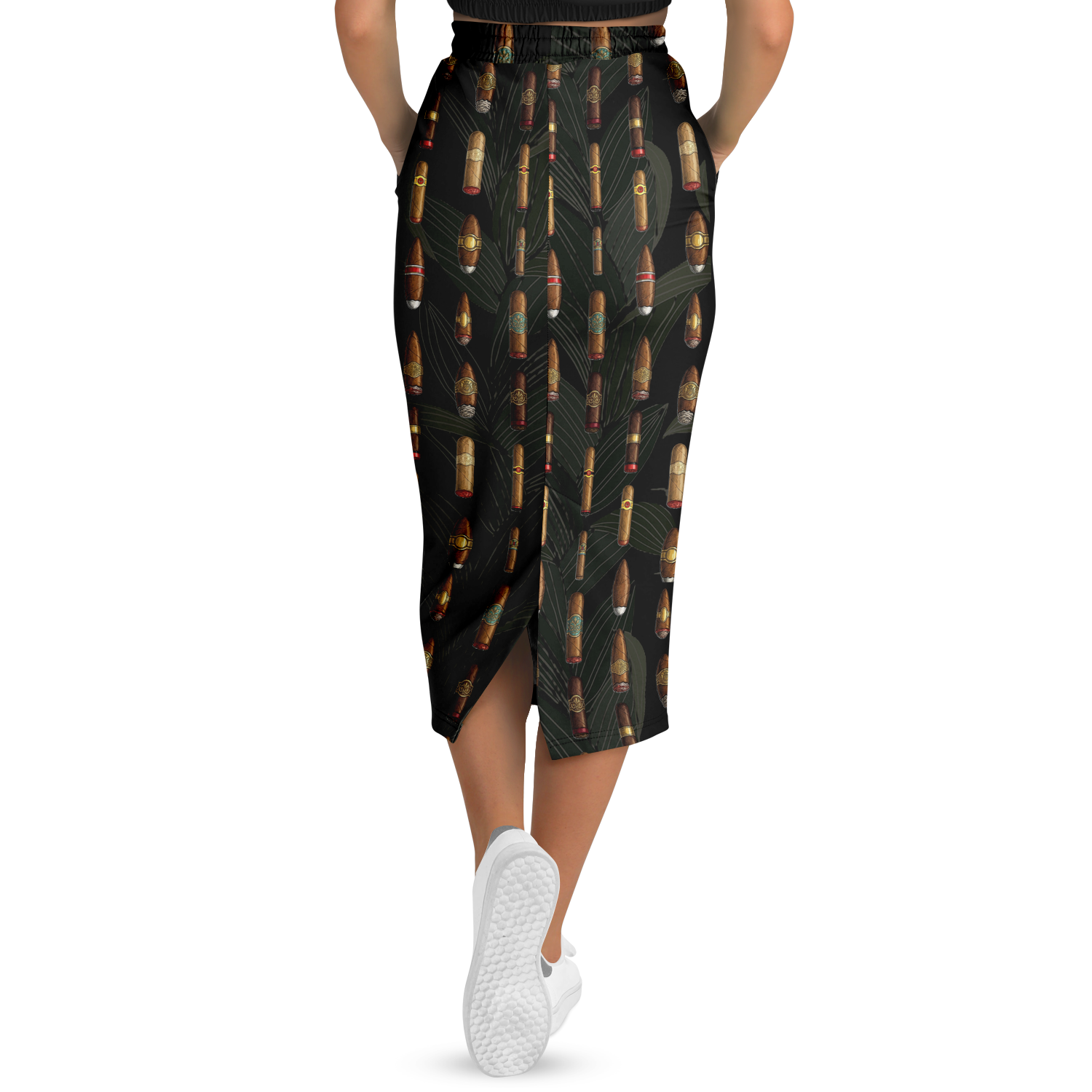Capa Flora - Cigar Long Tropical Skirt