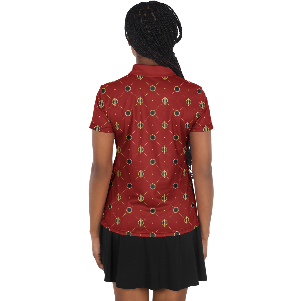 Viso Gold Link - Red Polo Shirt