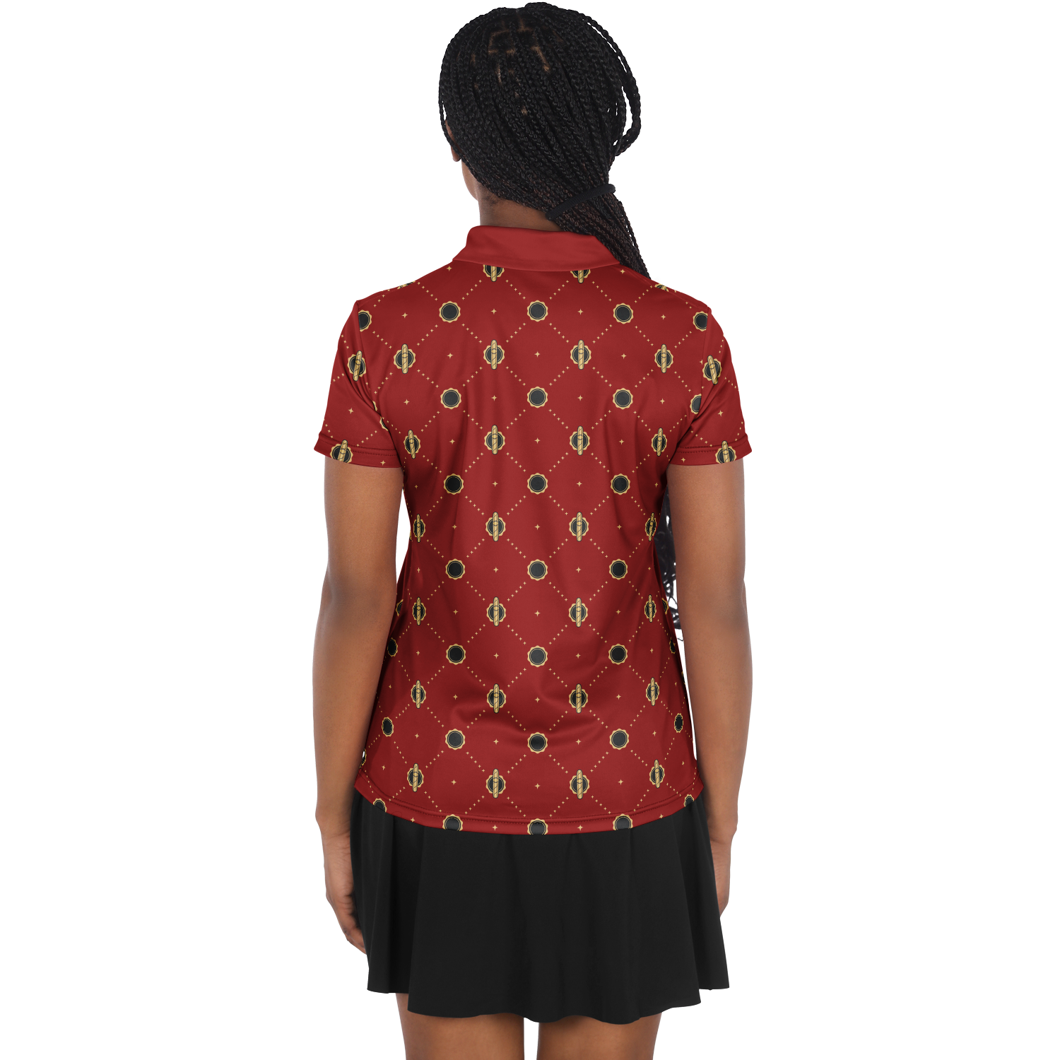 Viso Gold Link - Red Polo Shirt