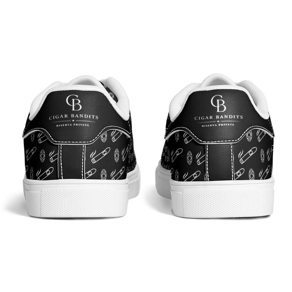 Cigar Low Tops - Black & White