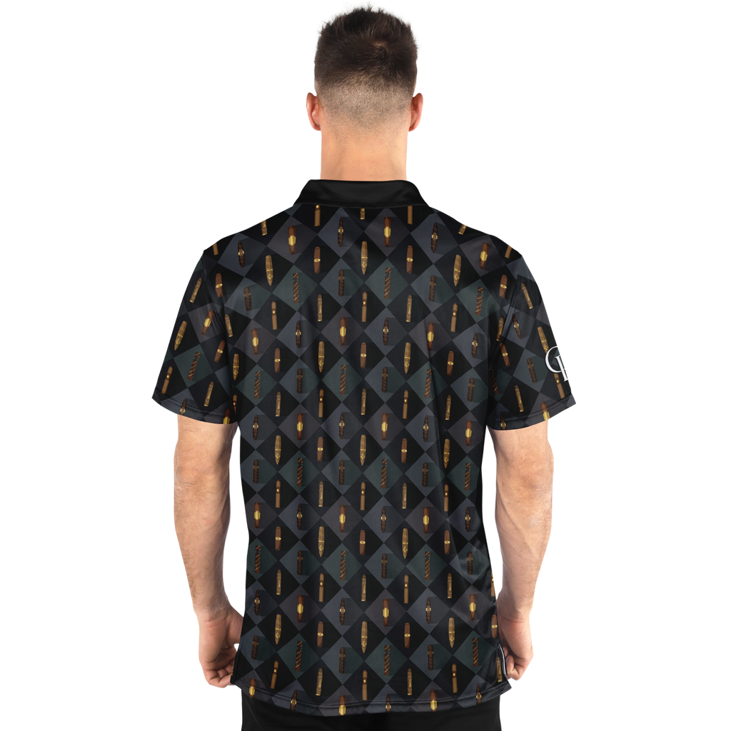 Grand Puro no.2 (Black & Tan) - Polo Shirt