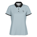 Seco - Fog & Black Logo Polo Shirt