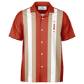 Retro Smoke no.13 - Redish, Tan, and White