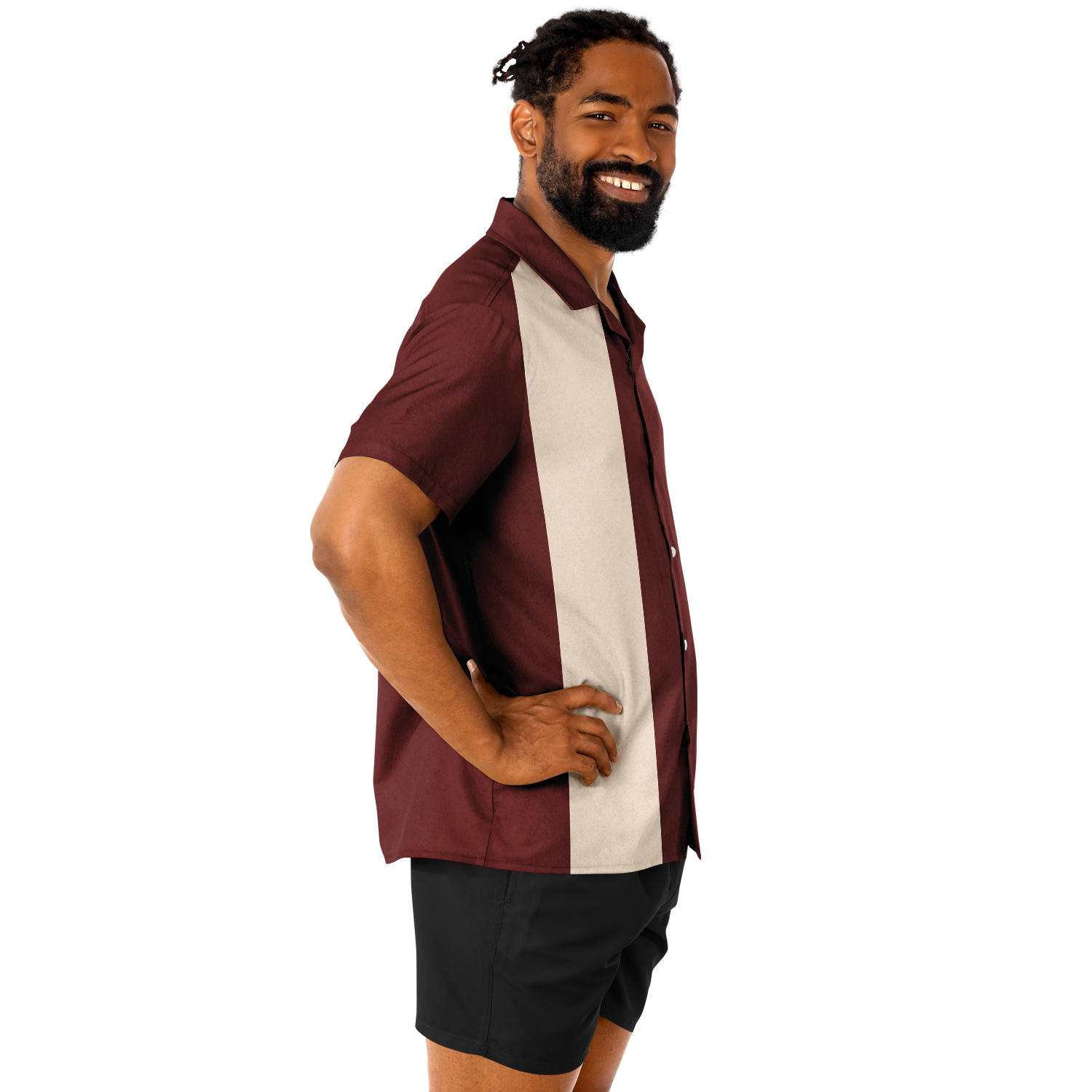 Retro Smoke no.15 - Burgandy and Tan