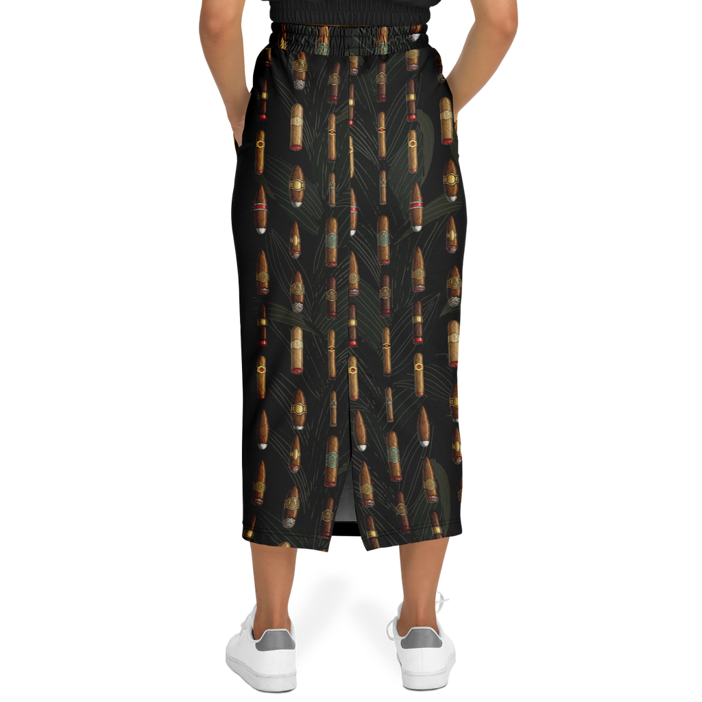 Capa Flora - Cigar Long Tropical Skirt