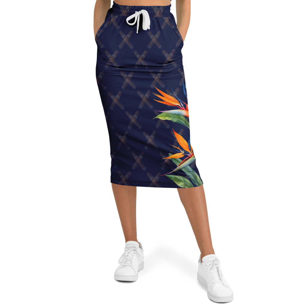 Capa Flora - Long Tropical Skirt