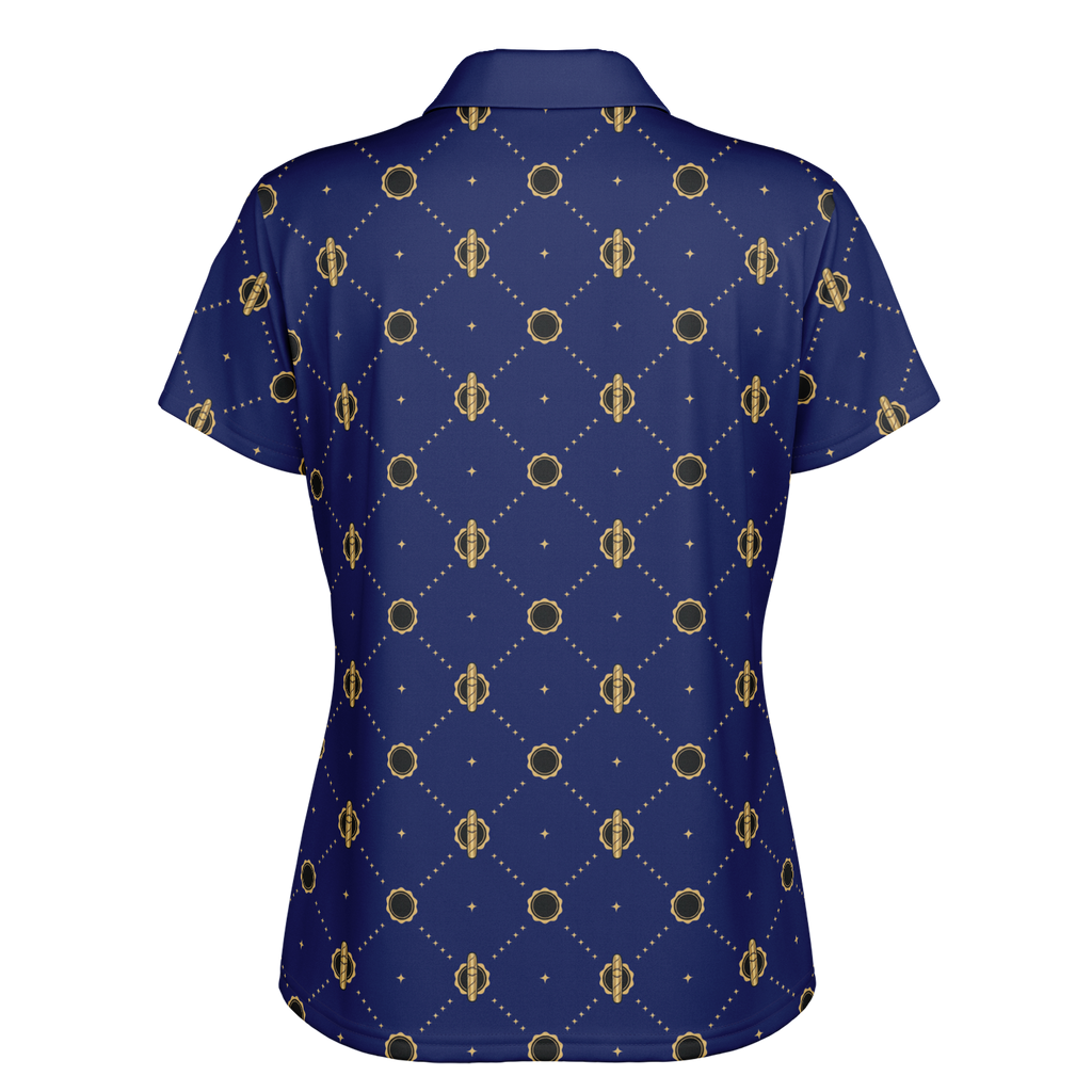 Viso Gold Link - Blue Polo Shirt