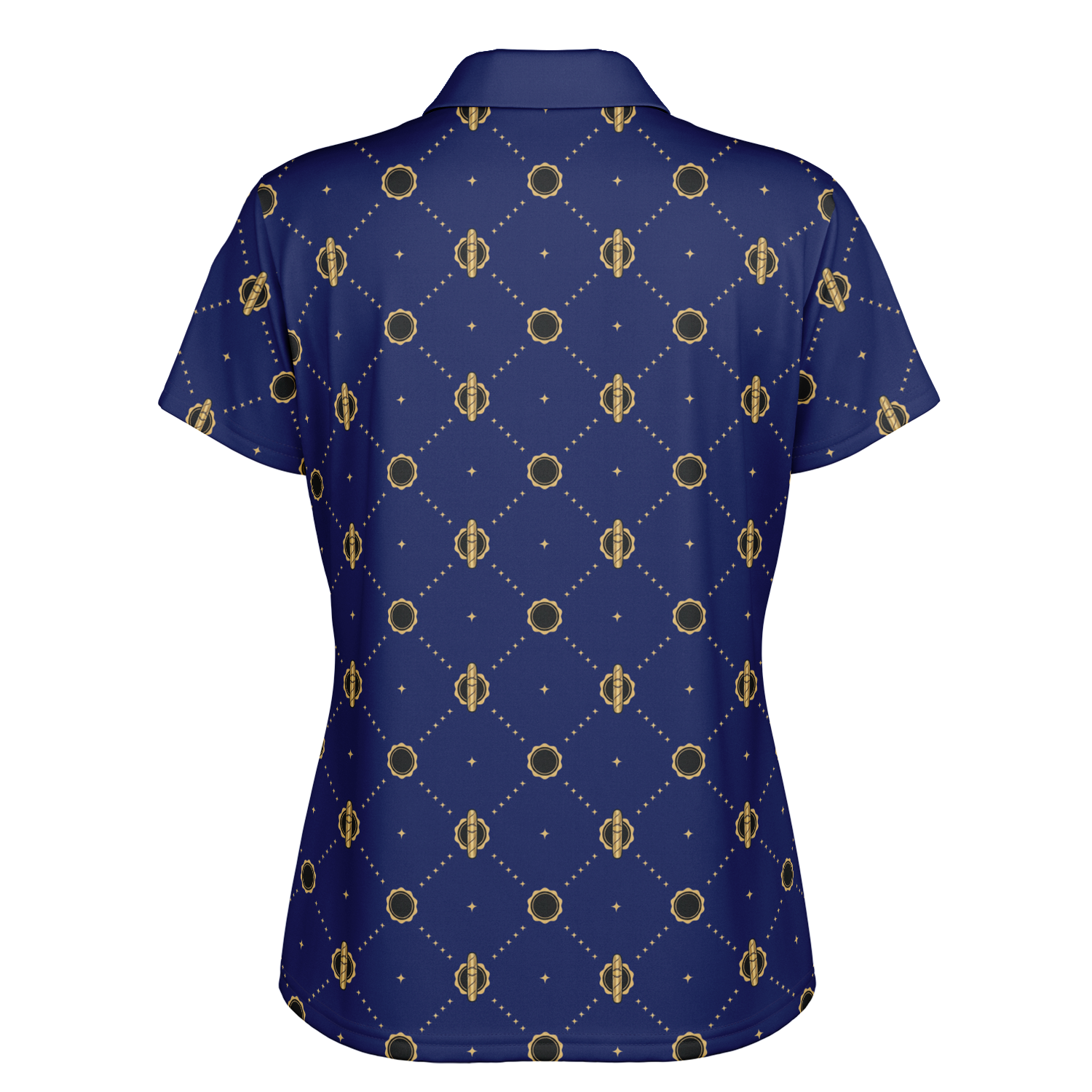 Viso Gold Link - Blue Polo Shirt
