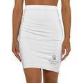 Ligero Logo -  White Pencil Skirt