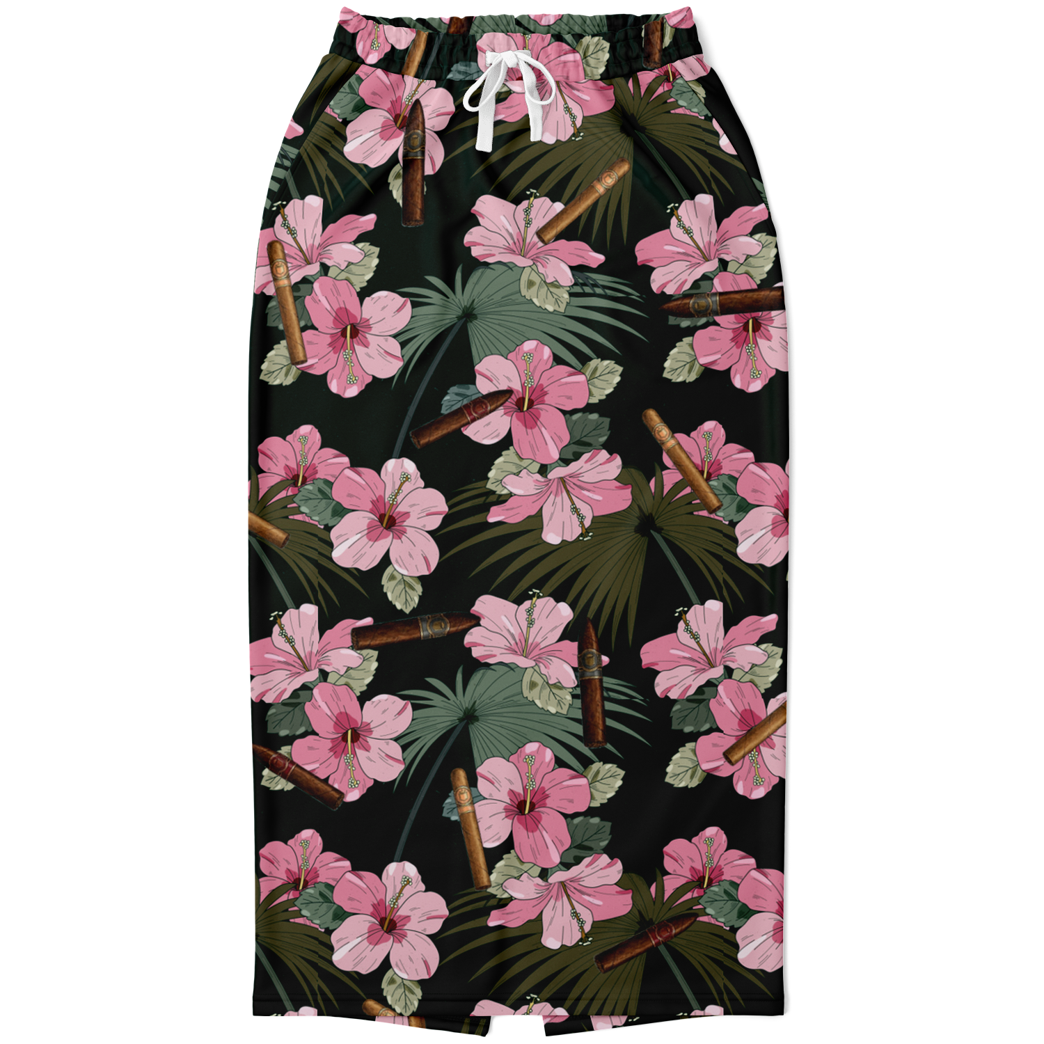 Capa Flora - Pink Long Tropical Skirt