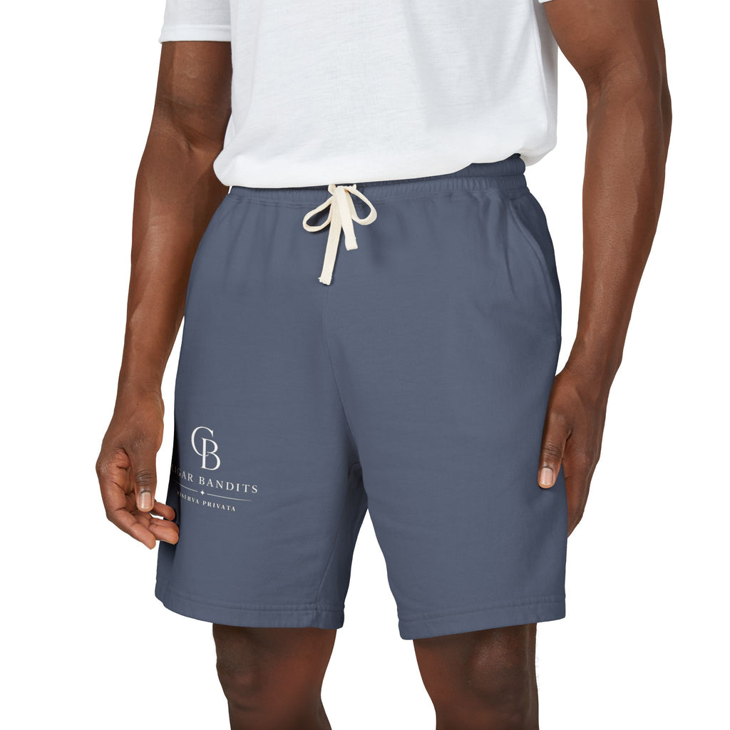 Habano -  White Logo Fleece Shorts