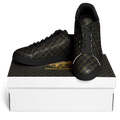 Cigar Cutter Low Tops - Black & Gold