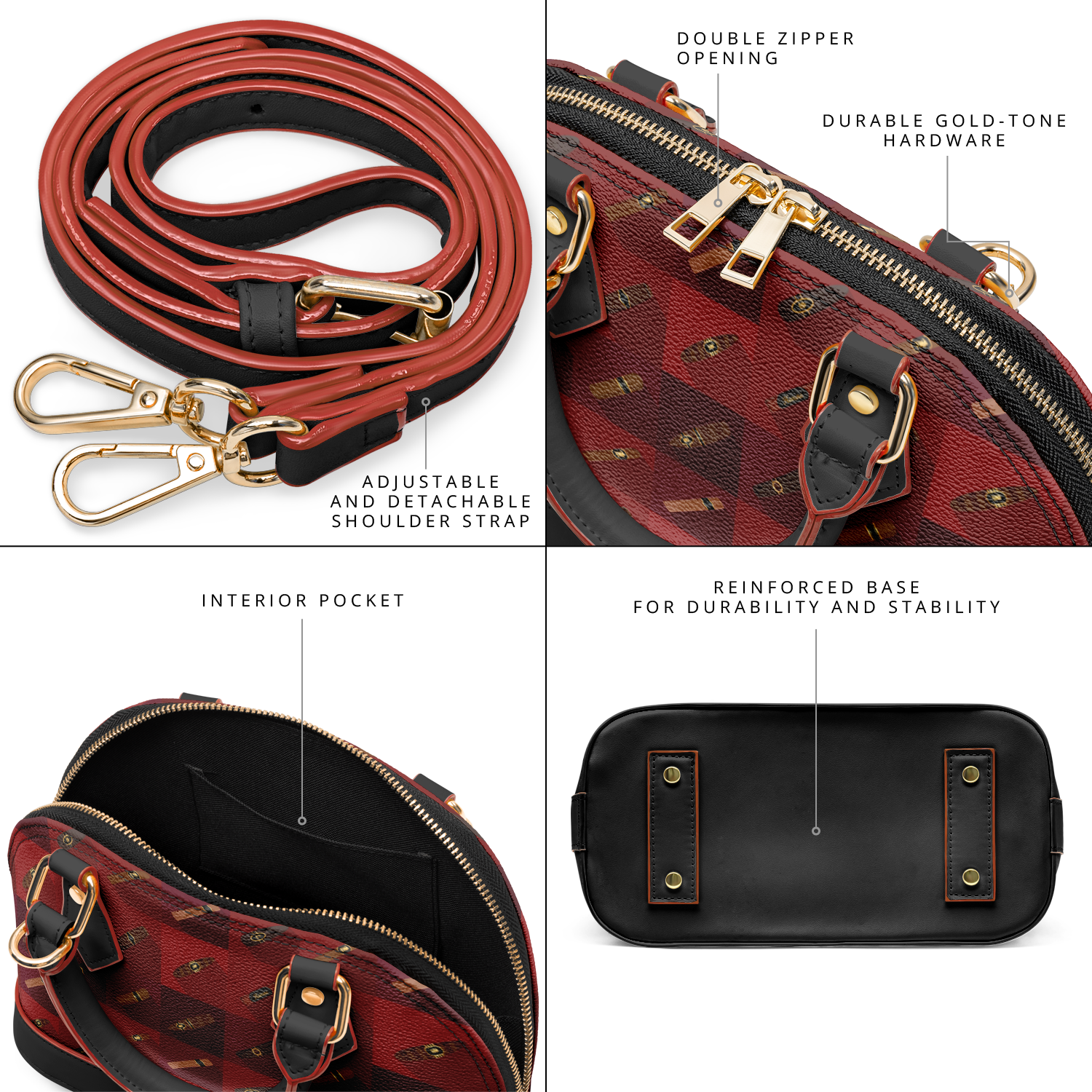 Grand Puro Crossbody Handbag (Red)