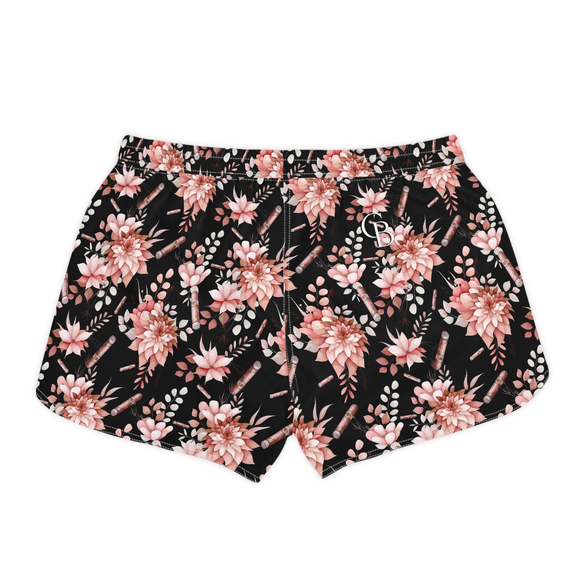 Capa Flora -  Pink & Black Lounge Shorts
