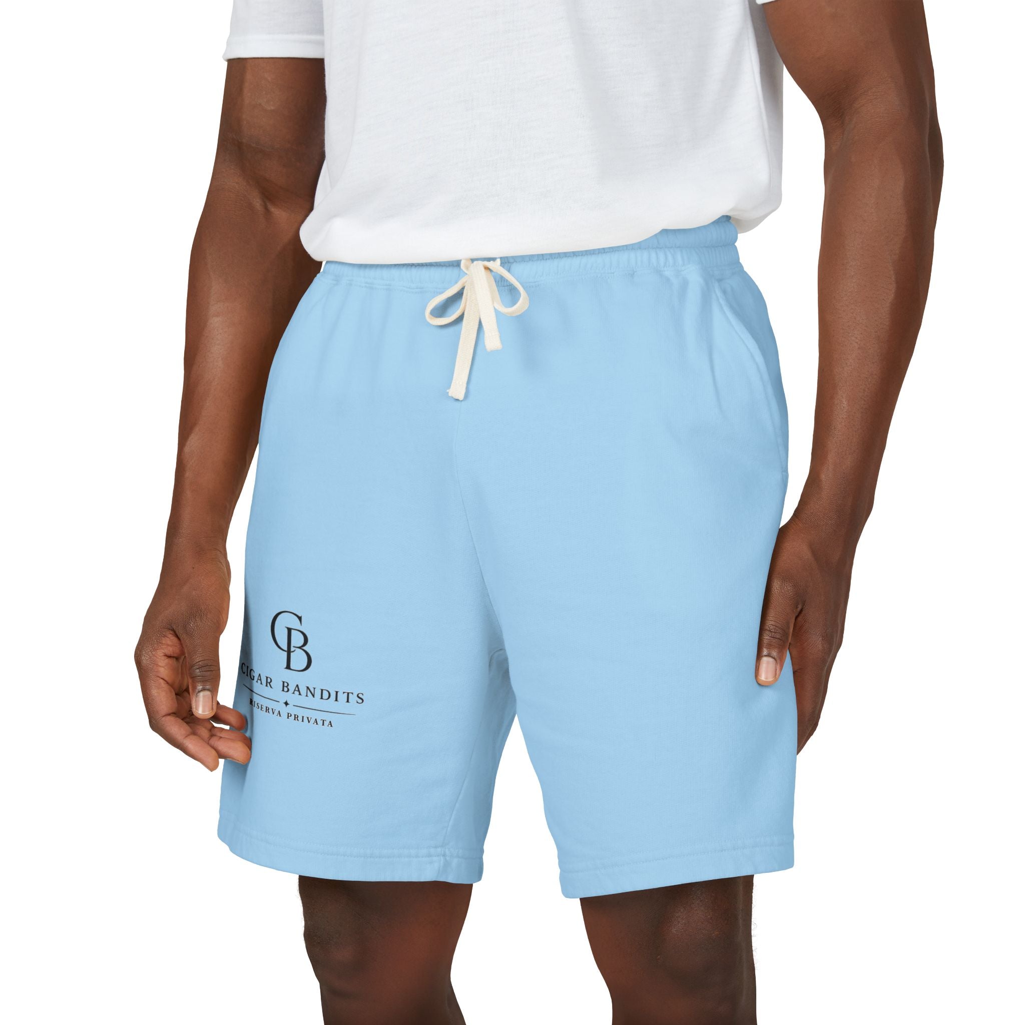Habano -  Black Logo Fleece Shorts