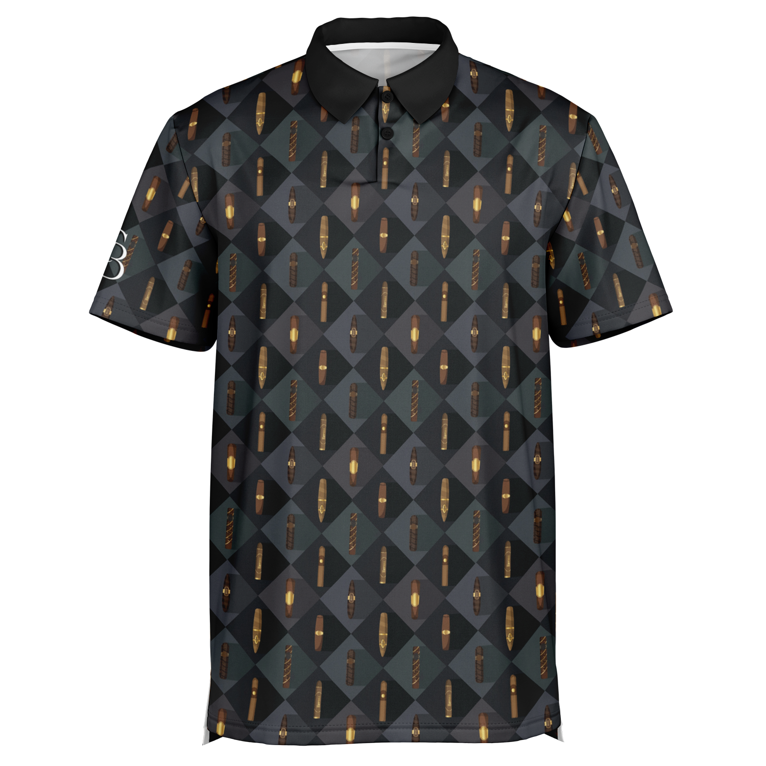 Grand Puro no.2 (Black & Tan) - Polo Shirt