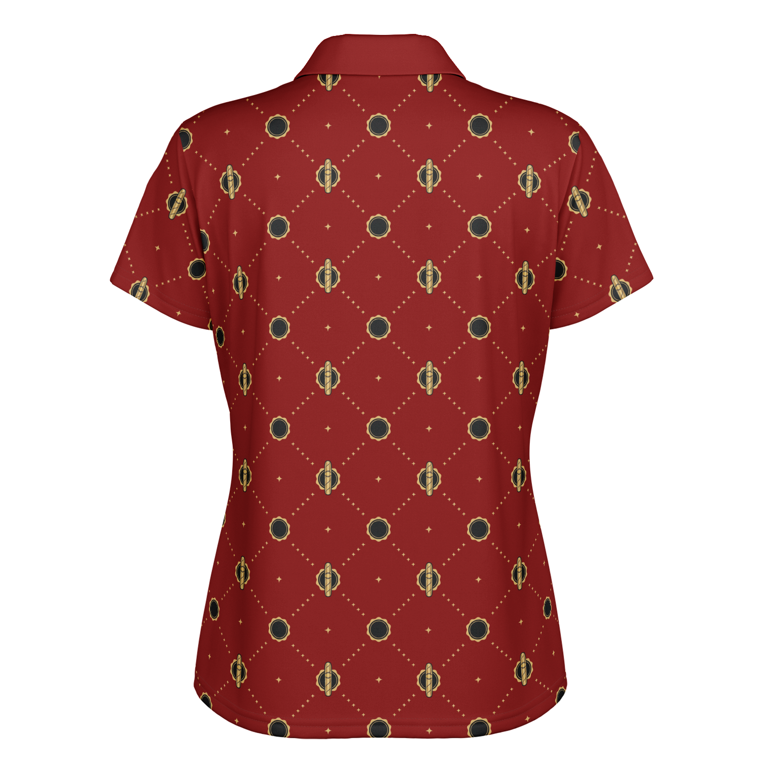 Viso Gold Link - Red Polo Shirt