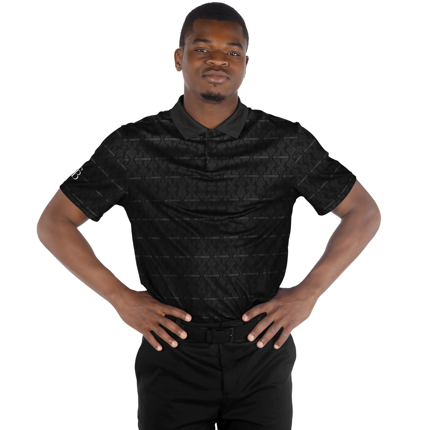 Maduro Floral Black - Polo Shirt