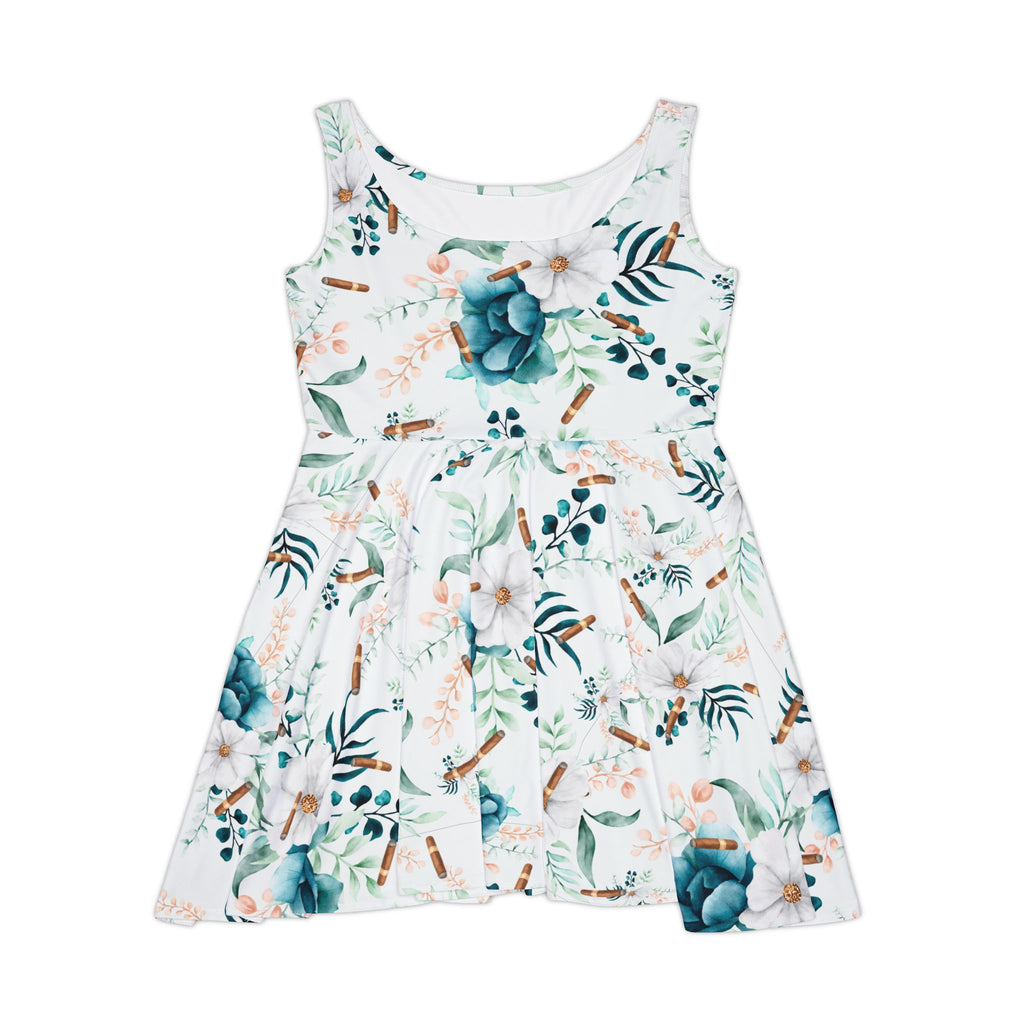 Capa Flora -  Blue & White Botanical Dress