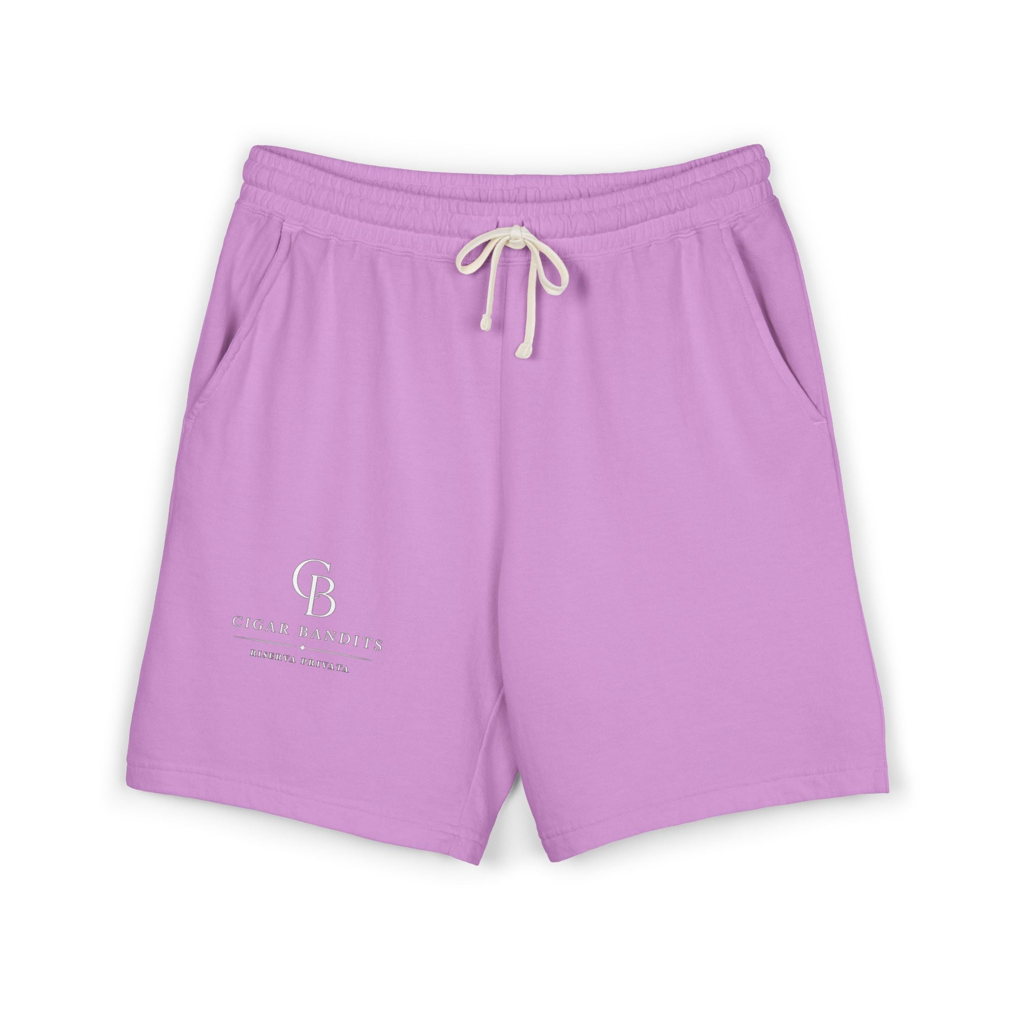 Habano -  White Logo Fleece Shorts