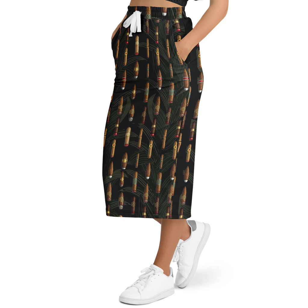 Capa Flora - Cigar Long Tropical Skirt