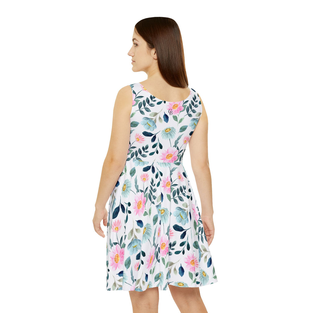 Capa Flora -  Blue & Pink Botanical Dress
