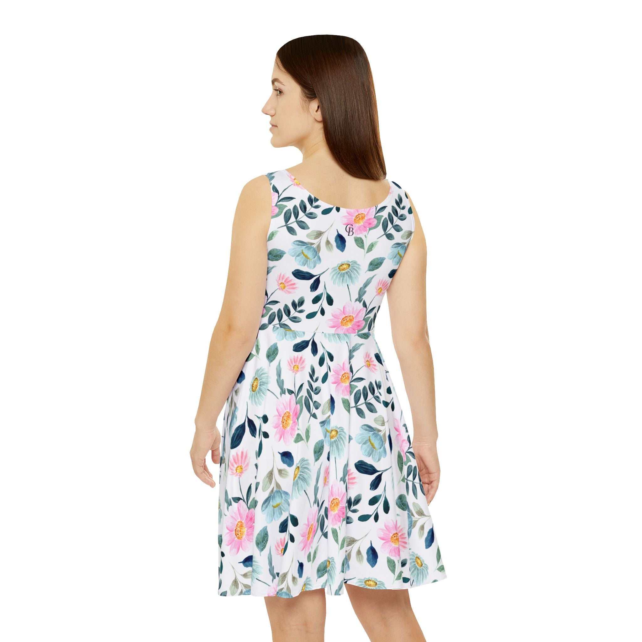 Capa Flora -  Blue & Pink Botanical Dress