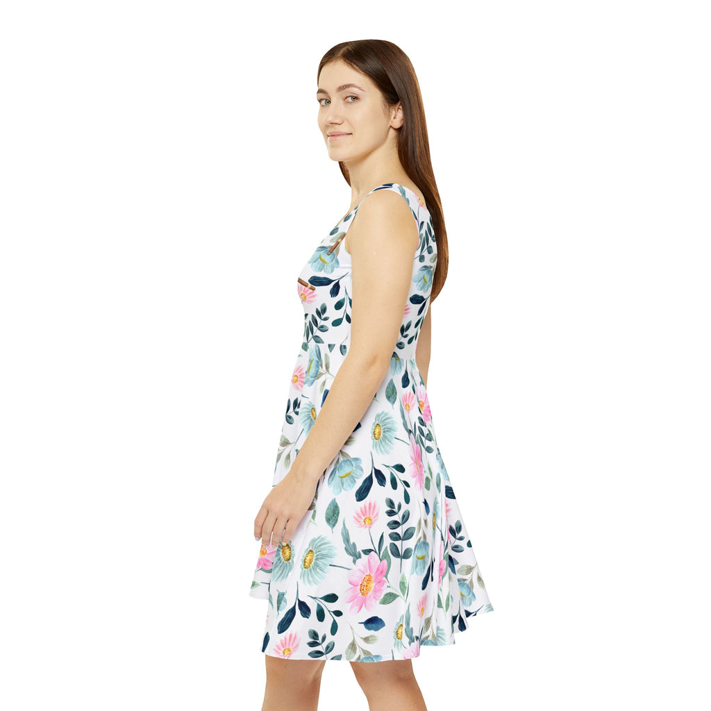 Capa Flora -  Blue & Pink Botanical Dress