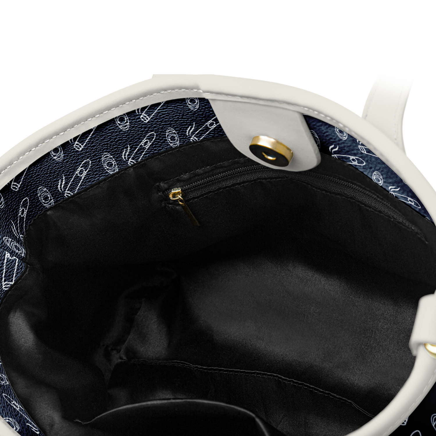 Yatch Smoke - Leather Tote Bag