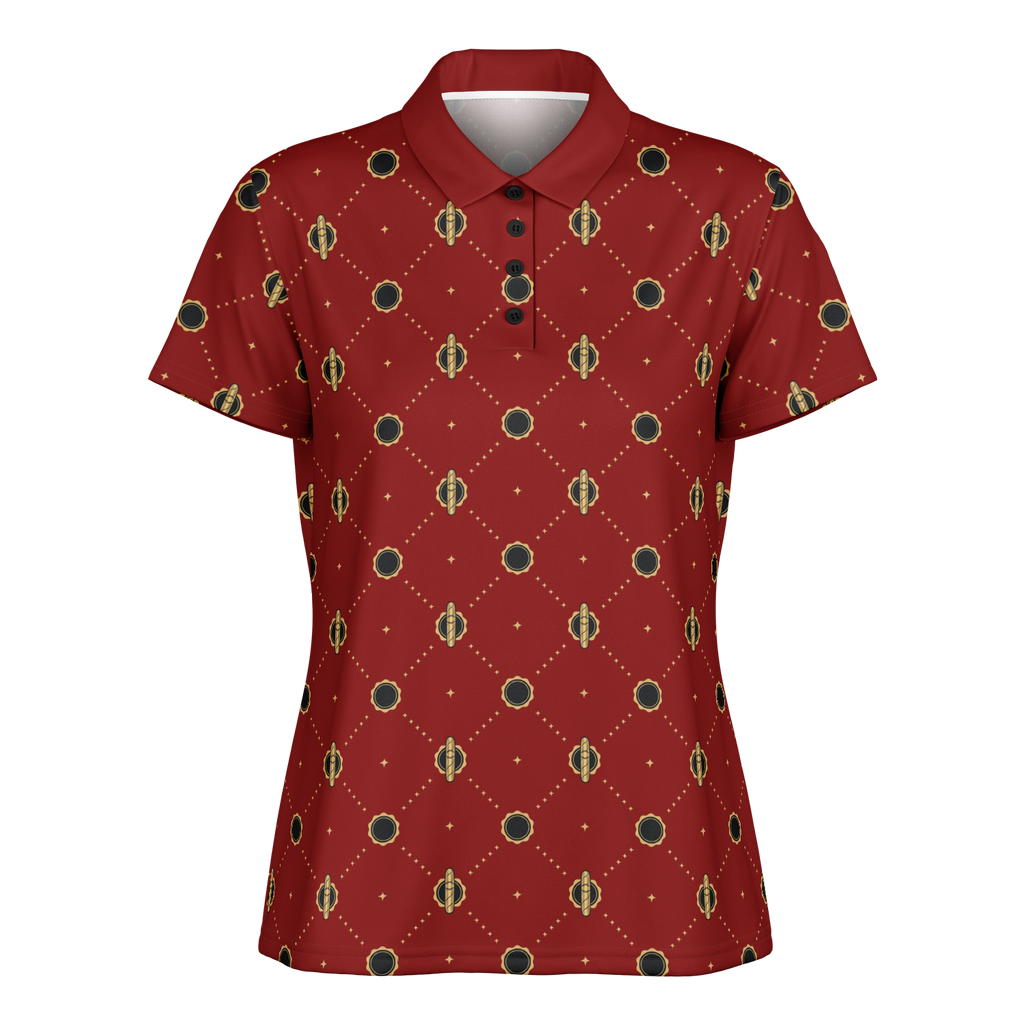 Viso Gold Link - Red Polo Shirt