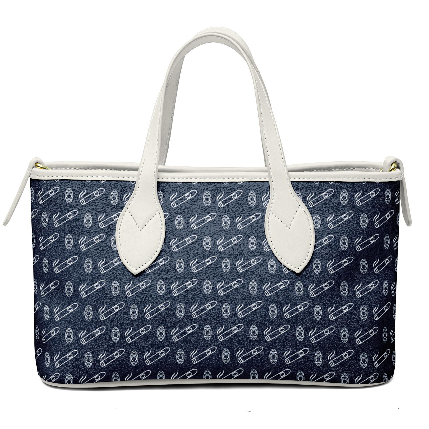 Yatch Smoke - Leather Tote Bag