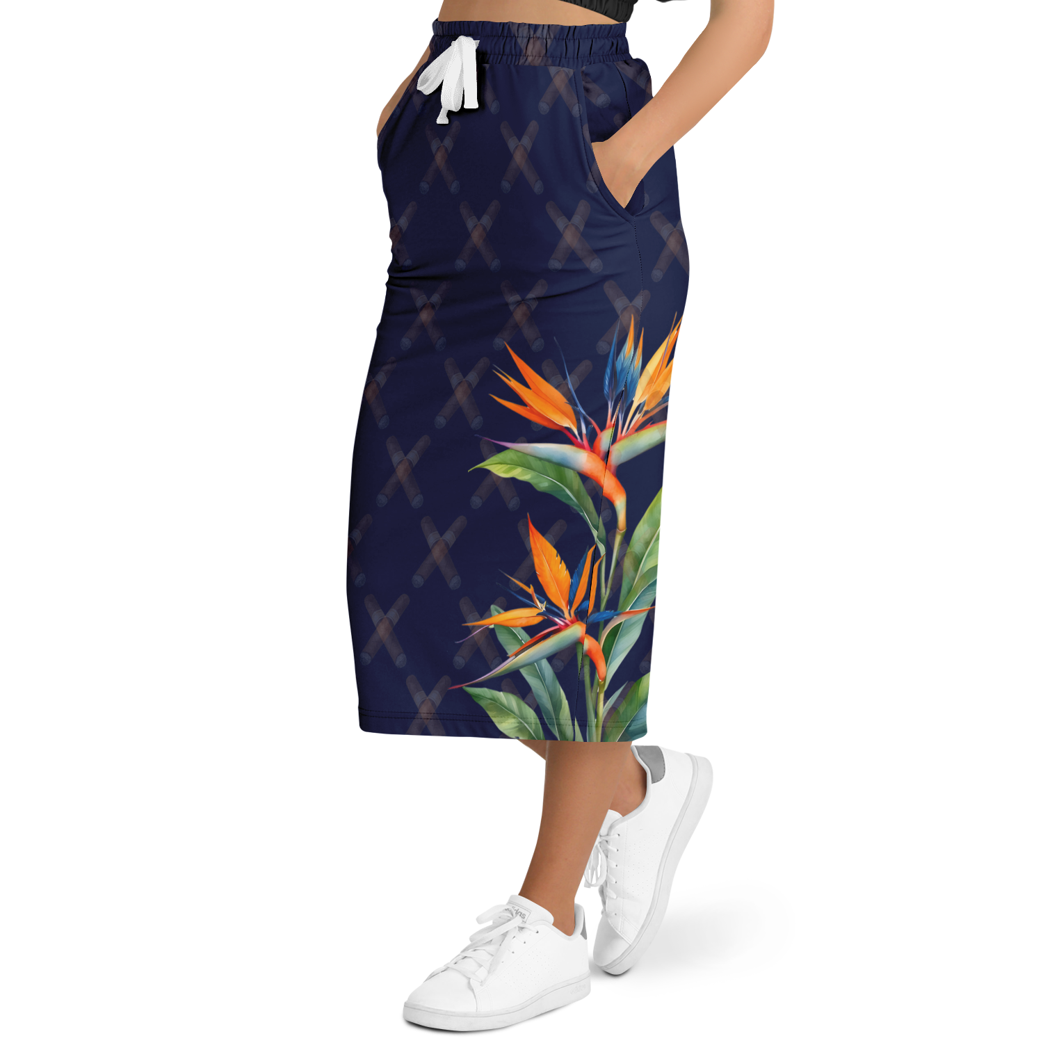 Capa Flora - Long Tropical Skirt