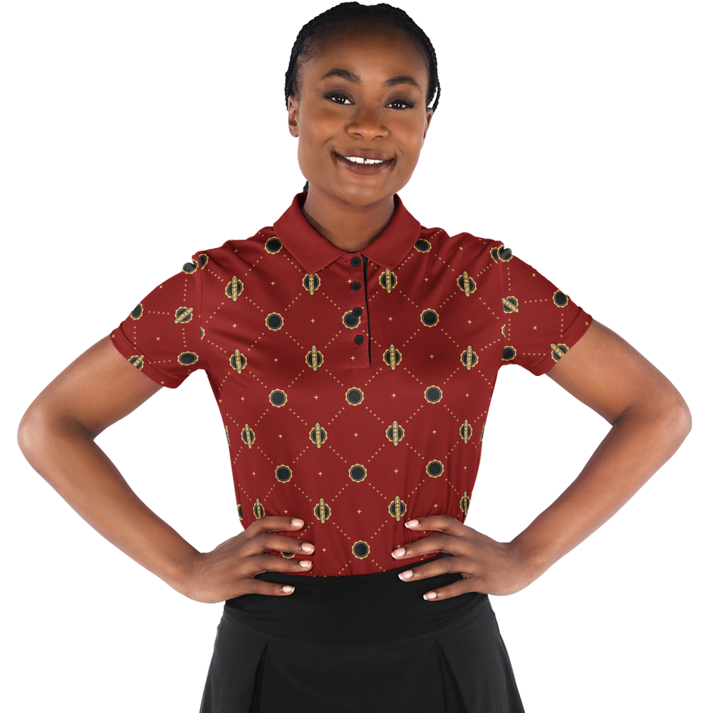 Viso Gold Link - Red Polo Shirt