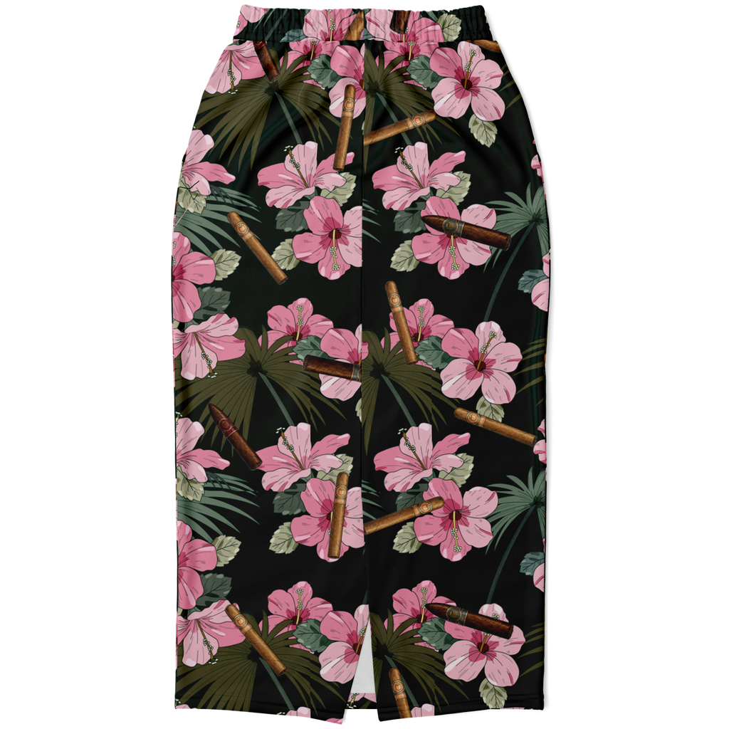 Capa Flora - Pink Long Tropical Skirt