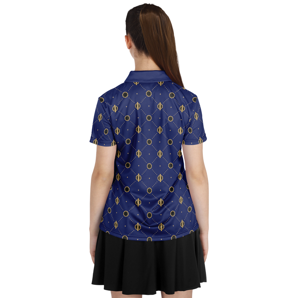 Viso Gold Link - Blue Polo Shirt
