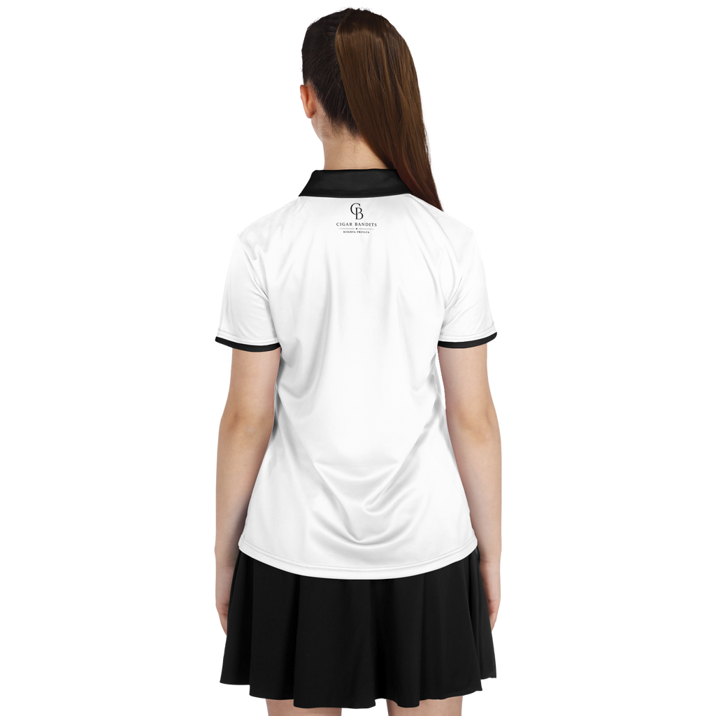 Seco - White & Black Logo Polo Shirt