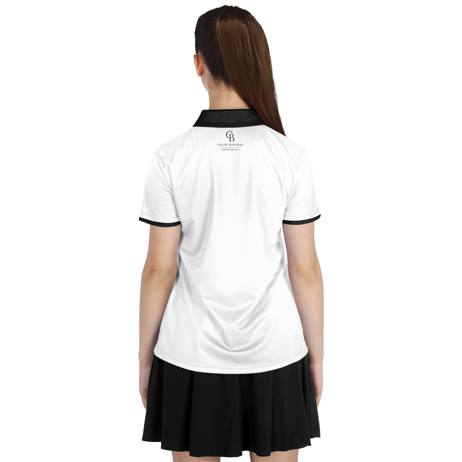 Seco - White & Black Logo Polo Shirt