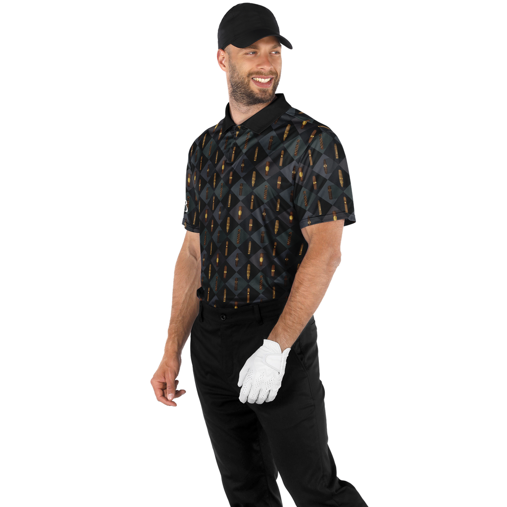 Grand Puro no.2 (Black & Tan) - Polo Shirt
