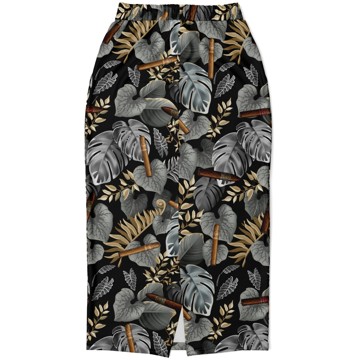 Capa Flora - Grey Long Tropical Skirt