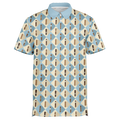 Grand Puro no.2 (Sky Blue & Cream) - Polo Shirt